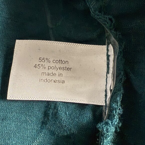 NEW Lane Bryant Teal Floral-Patterned V-Neck Tunic Top With Ruched Sides 22/24 - Picture 10 of 11